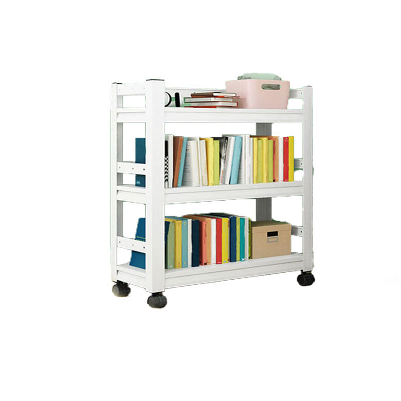 Open Bookshelf Modern Metal Home Study Living Room Removable Bookcase