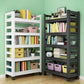 Open Bookshelf Modern Metal Home Study Living Room Removable Bookcase