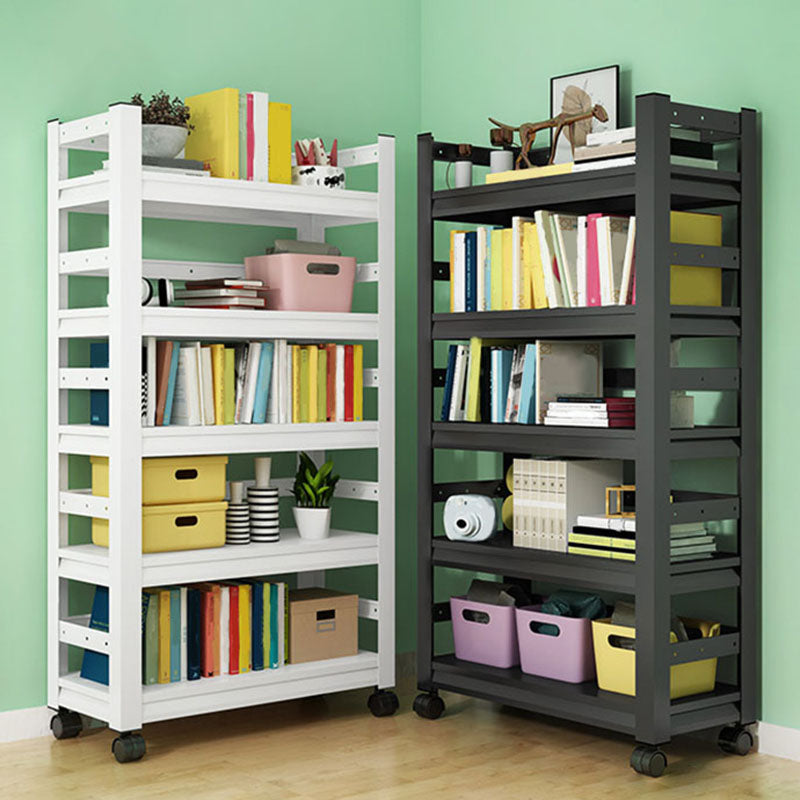 Open Bookshelf Modern Metal Home Study Living Room Removable Bookcase