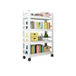Open Bookshelf Modern Metal Home Study Living Room Removable Bookcase