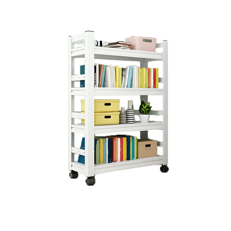 Open Bookshelf Modern Metal Home Study Living Room Removable Bookcase