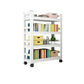 Open Bookshelf Modern Metal Home Study Living Room Removable Bookcase