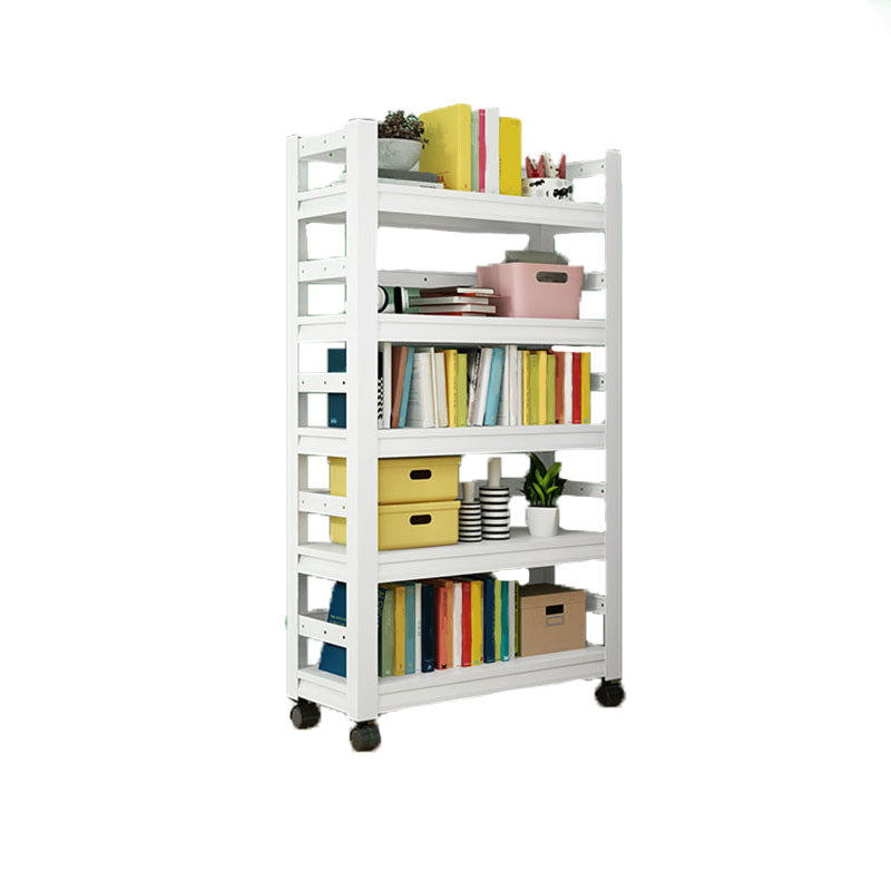 Open Bookshelf Modern Metal Home Study Living Room Removable Bookcase