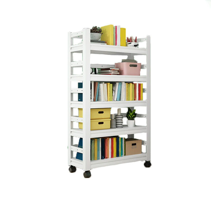 Open Bookshelf Modern Metal Home Study Living Room Removable Bookcase