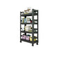 Open Bookshelf Modern Metal Home Study Living Room Removable Bookcase