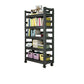 Open Bookshelf Modern Metal Home Study Living Room Removable Bookcase