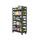 Open Bookshelf Modern Metal Home Study Living Room Removable Bookcase