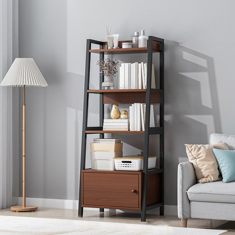 Scandinavisch gefabriceerde houten boekenkast 12-inch brede ladderboekplank