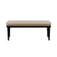 Modern Bench Wood Entryway Bench with Cushioned 39.37" L x 17.71" W x 14.96" H Gray Clearhalo 'Benches' 'Chairs & Seating' 'furn' 'furn_benches' 'Furniture' 'Living Room Furniture' 5610883