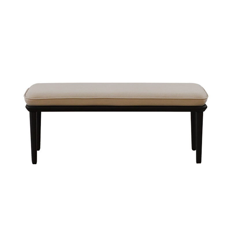 Modern Bench Wood Entryway Bench with Cushioned 39.37" L x 17.71" W x 14.96" H Gray Clearhalo 'Benches' 'Chairs & Seating' 'furn' 'furn_benches' 'Furniture' 'Living Room Furniture' 5610883