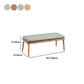 Modern Bench Wood Entryway Bench with Cushioned 39.37" L x 17.71" W x 14.96" H Clearhalo 'Benches' 'Chairs & Seating' 'furn' 'furn_benches' 'Furniture' 'Living Room Furniture' 5610895