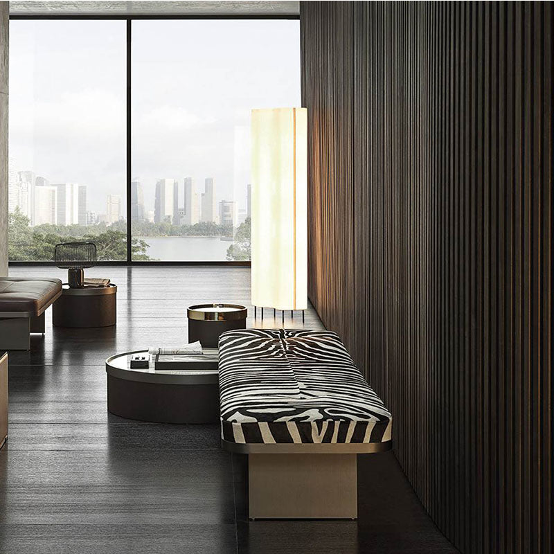 Modern Upholstered Bench, 16"H Bedroom Bench with Metal Legs Clearhalo 'Benches' 'Chairs & Seating' 'furn' 'furn_benches' 'Furniture' 'Living Room Furniture' 5610931