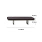 Modern Upholstered Bench, 16"H Bedroom Bench with Metal Legs Clearhalo 'Benches' 'Chairs & Seating' 'furn' 'furn_benches' 'Furniture' 'Living Room Furniture' 5610942