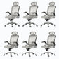 Mesh Office Chair Modern Height Adjustable Task Chair with Wheels