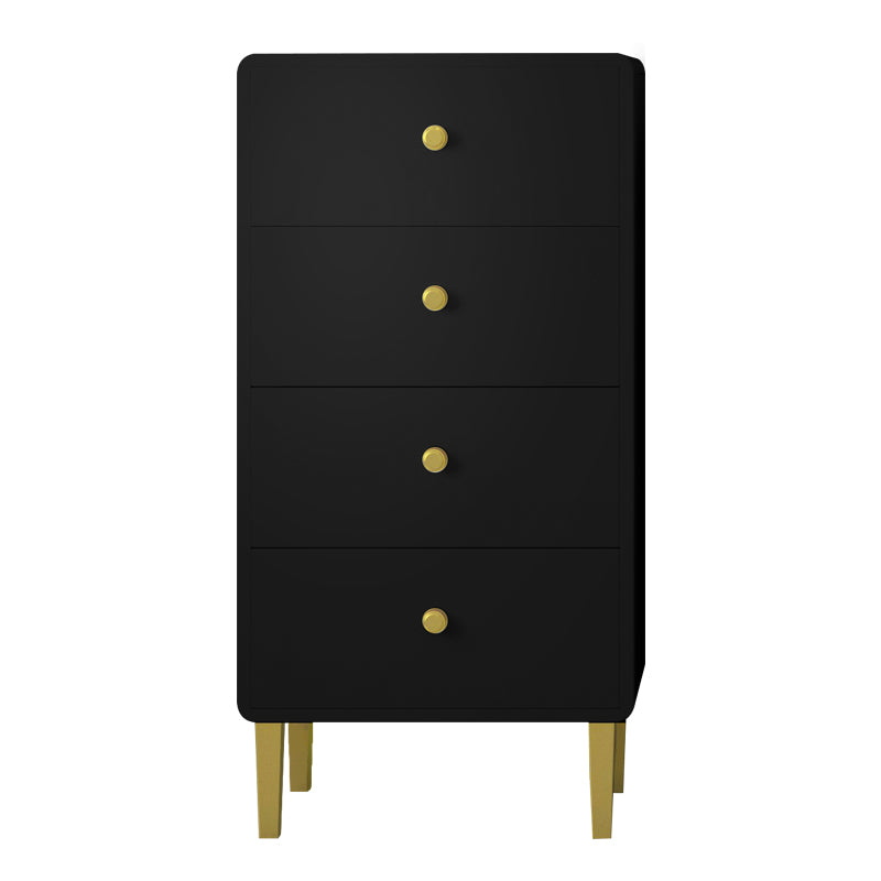 Vertical Wood Top Chest with Metal Legs Chest with Drawers for Bedroom Black Clearhalo 'Bedroom Furniture' 'Dressers & Chests' 'dressers_chests' 'furn' 'furn_dressers_chests' 'Furniture' 5611245