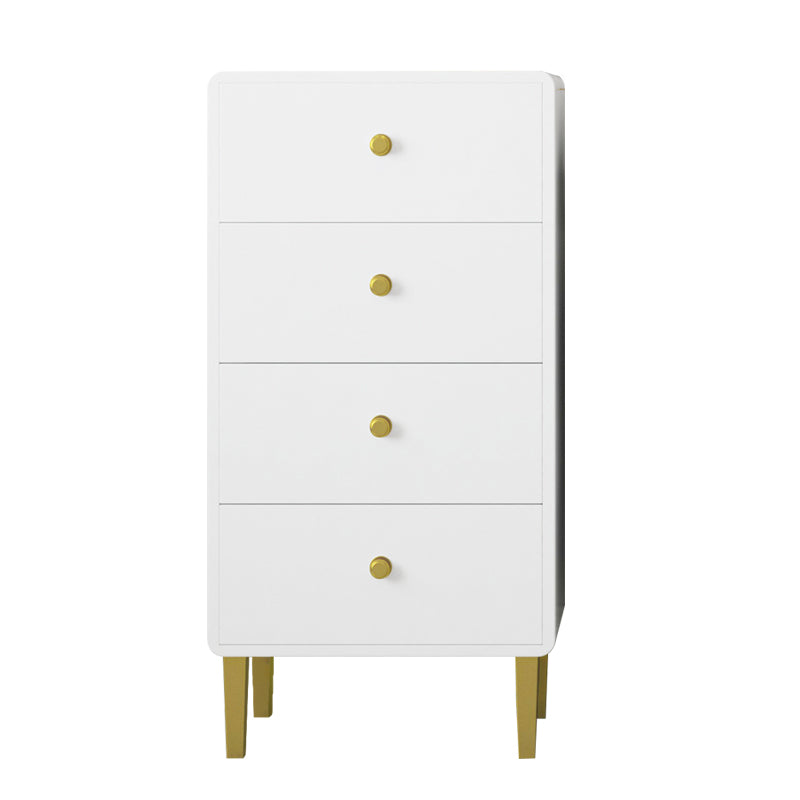 Vertical Wood Top Chest with Metal Legs Chest with Drawers for Bedroom White Clearhalo 'Bedroom Furniture' 'Dressers & Chests' 'dressers_chests' 'furn' 'furn_dressers_chests' 'Furniture' 5611249