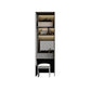 Glass and Wood Wardrobe Armoire Contemporary Wardrobe Closet Clearhalo 'Armoires & Wardrobes' 'armoires_wardrobes' 'Bedroom Furniture' 'furn' 'furn_armoires_wardrobes' 'Furniture' 5611308