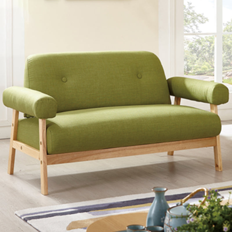 27.16" W x 28.74" H Pillow Top Arm Sofa Contemporary Standard Sofa with Tufted Split-Back