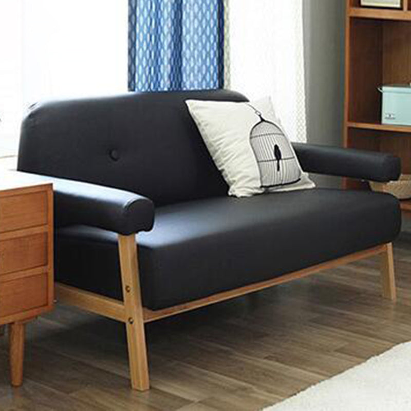 27.16" W x 28.74" H Pillow Top Arm Sofa Contemporary Standard Sofa with Tufted Split-Back