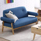 27.16" W x 28.74" H Pillow Top Arm Sofa Contemporary Standard Sofa with Tufted Split-Back