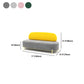 27.55" Wide Velvet Armless Sofa Contemporary Standard Tight Back Sofa