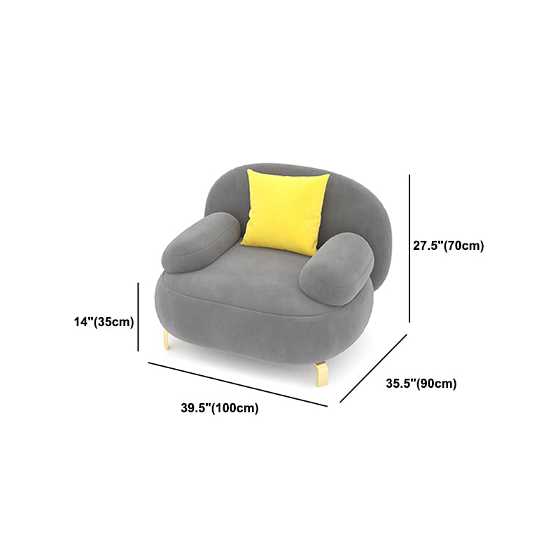35,43 "W x 27,55" h divano di divano contemporaneo di divano standard