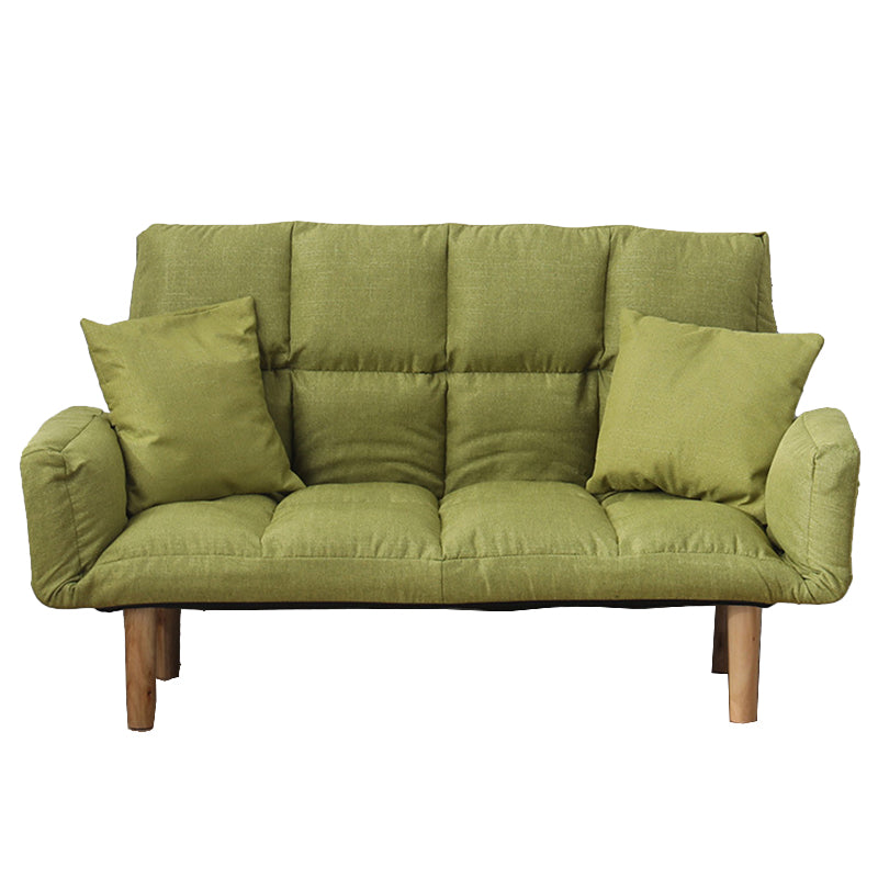 Contemporary Biscuit Back Square Arm Linen with Storage Seating Clearhalo 'furn' 'furn_sofas' 'Furniture' 'Living Room Furniture' 'Sofa' 'sofas' 5611507