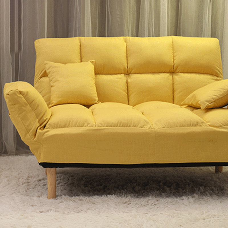 Contemporary Biscuit Back Square Arm Linen with Storage Seating Clearhalo 'furn' 'furn_sofas' 'Furniture' 'Living Room Furniture' 'Sofa' 'sofas' 5611512