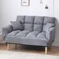 Contemporary Biscuit Back Square Arm Linen with Storage Seating Clearhalo 'furn' 'furn_sofas' 'Furniture' 'Living Room Furniture' 'Sofa' 'sofas' 5611521