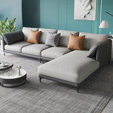 Abnehmbare Kissenabschnitte, Kissenoberarm, 33 "H -Abschnitte in Grau