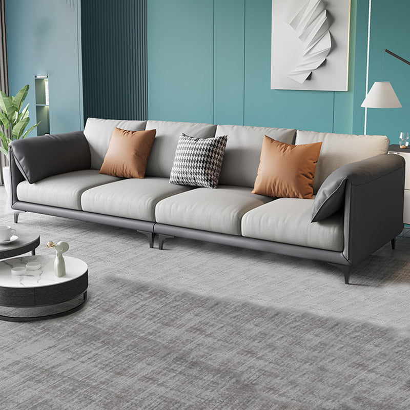 Removable Cushions Sectionals,Pillow Top Arm,33" H Sectionals in Grey