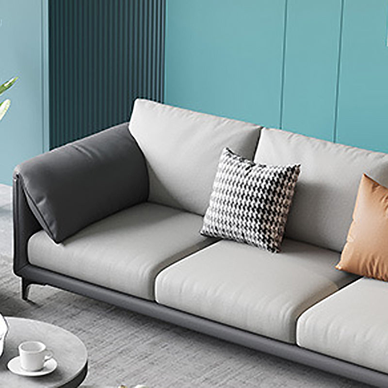 Removable Cushions Sectionals,Pillow Top Arm,33" H Sectionals in Grey