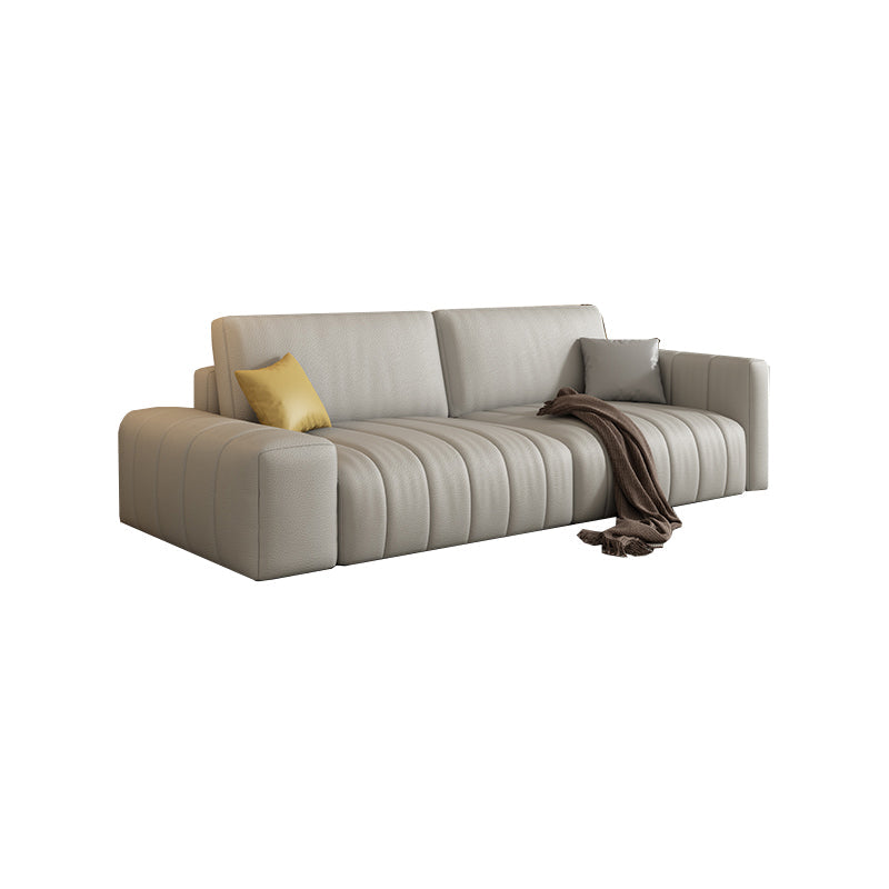 Le macchie scandinave-resistenti per il soggiorno del braccio quadrato di divano e chaise