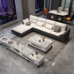 Ornate Style Rectangular Slate Plate Table Plate Metal 4 Legs Base Coffee Table Clearhalo 'Coffee & Accent Tables' 'Coffee Tables' 'coffee_tables' 'furn' 'furn_coffee_tables' 'Furniture' 'Living Room Furniture' 5612063