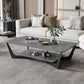 Slate Rectangular Coffee Table Minimalist Modern Coffee Table Gray Clearhalo 'Coffee & Accent Tables' 'Coffee Tables' 'coffee_tables' 'furn' 'furn_coffee_tables' 'Furniture' 'Living Room Furniture' 5612073