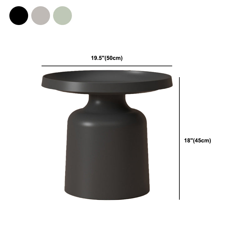 Metal Minimalist Cocktail Table Round Coffee Table for Living Room Clearhalo 'Coffee & Accent Tables' 'Coffee Tables' 'coffee_tables' 'furn' 'furn_coffee_tables' 'Furniture' 'Living Room Furniture' 5612096