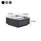 Square Square Block Base Design Slate Plate Table Plate with Drawer Coffee Table Clearhalo 'Coffee & Accent Tables' 'Coffee Tables' 'coffee_tables' 'furn' 'furn_coffee_tables' 'Furniture' 'Living Room Furniture' 5612164