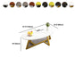 Glass Open Shelf Cocktail Table Oval Minimalist Modern Coffee Table Clearhalo 'Coffee & Accent Tables' 'Coffee Tables' 'coffee_tables' 'furn' 'furn_coffee_tables' 'Furniture' 'Living Room Furniture' 5612224