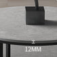 Slate Round Coffee Table 2 Piece Modern Minimalist Bunching Tables Clearhalo 'Coffee & Accent Tables' 'Coffee Tables' 'coffee_tables' 'furn' 'furn_coffee_tables' 'Furniture' 'Living Room Furniture' 5612279