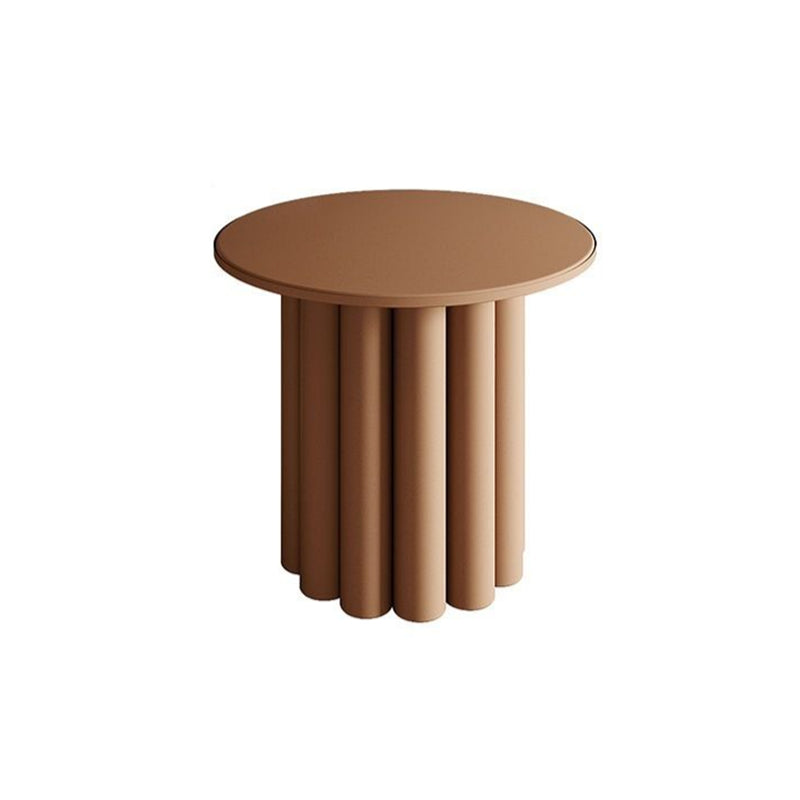 Piedistal Base Design rotondo tavolino in legno moderno tavolino