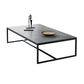 Trestle Type Base Rectangular Slate Table Board Ornate Style Coffee Table Clearhalo 'Coffee & Accent Tables' 'Coffee Tables' 'coffee_tables' 'furn' 'furn_coffee_tables' 'Furniture' 'Living Room Furniture' 5612313