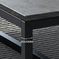 Trestle Type Base Rectangular Slate Table Board Ornate Style Coffee Table Clearhalo 'Coffee & Accent Tables' 'Coffee Tables' 'coffee_tables' 'furn' 'furn_coffee_tables' 'Furniture' 'Living Room Furniture' 5612314