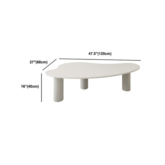 Tavolino da caffè a 3 gambe tavolino in ardesia minimalista per soggiorno