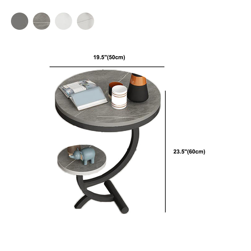 23.6 "tavolo di accento laterale in stile moderno alto