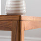 Wood Side 23.6"Tall Table Square End Modernistic Table with Shelf for Living Room Clearhalo 'Coffee & Accent Tables' 'End & Side Tables' 'end_side_tables' 'furn' 'furn_end_side_tables' 'Furniture' 'Living Room Furniture' 5612667