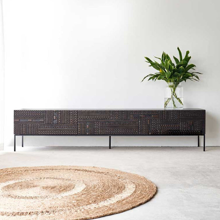 Traditional Teak Wood Media Console Brown TV Media Stand with Drawers Clearhalo 'furn' 'furn_tv_stands_entertainment_centers' 'Furniture' 'Living Room Furniture' 'TV Stands & Entertainment Centers' 'TV Stands & Media Storage Furniture' 'tv_stands_entertainment_centers' 5612720