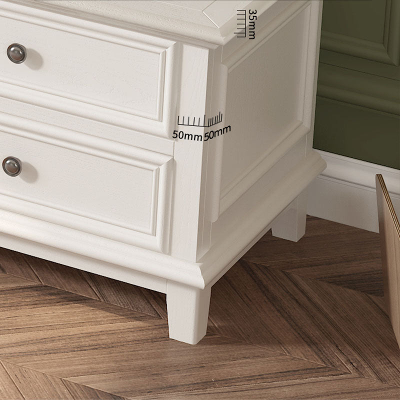 Contemporary Ash Wood TV Media Stand White Wood Media Console with Drawers Clearhalo 'furn' 'furn_tv_stands_entertainment_centers' 'Furniture' 'Living Room Furniture' 'TV Stands & Entertainment Centers' 'TV Stands & Media Storage Furniture' 'tv_stands_entertainment_centers' 5612745