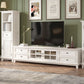 Contemporary Ash Wood TV Media Stand White Wood Media Console with Drawers Clearhalo 'furn' 'furn_tv_stands_entertainment_centers' 'Furniture' 'Living Room Furniture' 'TV Stands & Entertainment Centers' 'TV Stands & Media Storage Furniture' 'tv_stands_entertainment_centers' 5612749
