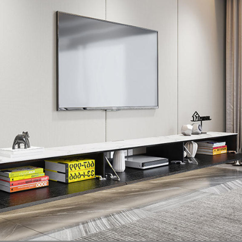 Floating TV Stand Console Modern Enclosed Storage TV Media Stand Clearhalo 'furn' 'furn_tv_stands_entertainment_centers' 'Furniture' 'Living Room Furniture' 'TV Stands & Entertainment Centers' 'TV Stands & Media Storage Furniture' 'tv_stands_entertainment_centers' 5612910
