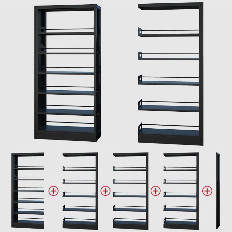 Open Bookshelf Modern Minimalist Iron Bookcase Home Floor Bookcase Steel Storage Rack